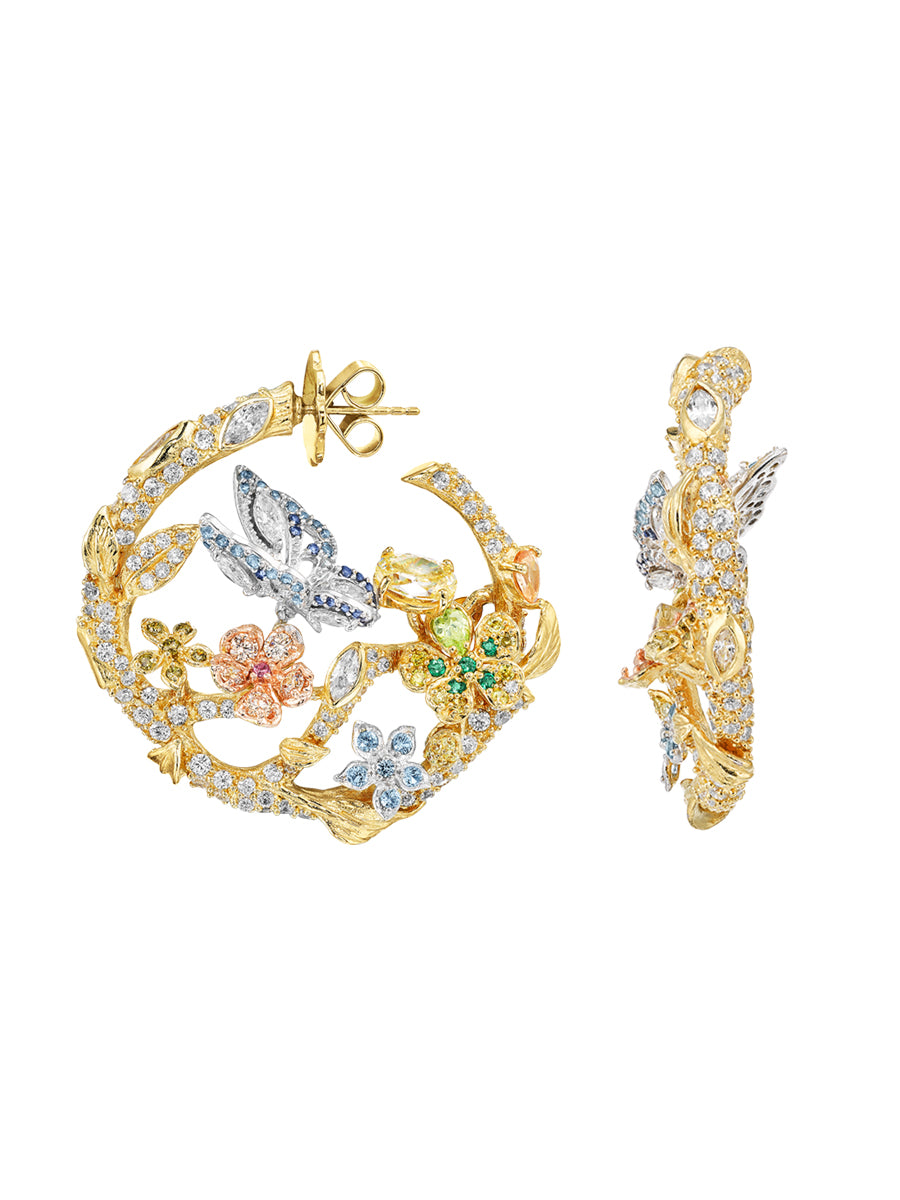 Anabela Chan Joaillerie_Bespoke Creations_Before and After_English Garden Earrings